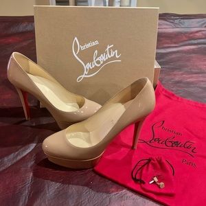 CHRISTIAN LOUBOUTIN BIANCA NUDE HEEL